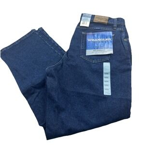 Vintage Wrangler Blues Easy Fit Denim Womens 14x32 34x32* Jeans Straight Leg NWT